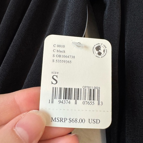 NWT Free People Turnt Bodysuit in Black- Small - Picture 8 of 16